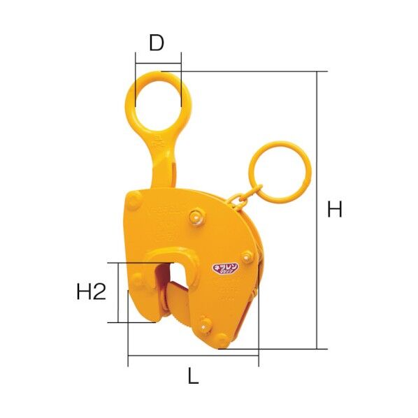 縦吊りクランプ(V-25ELC型)
