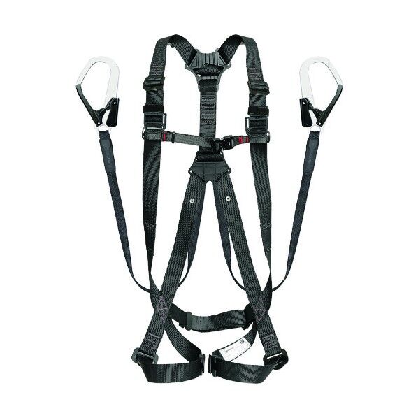 ハーネスGS (蛇腹ランヤード2本タイプ) 平ロープ