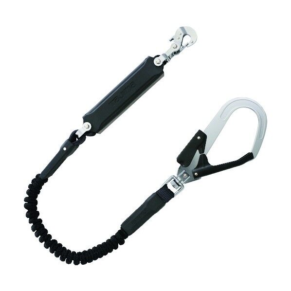 フルハーネス用ランヤード(蛇腹L2フックタイプ)