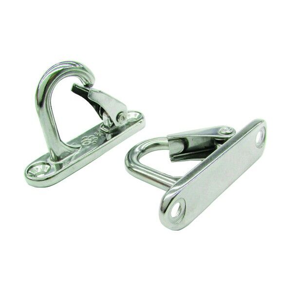 ステンレス ラブフック 曲面用 全長80mm A-2672 1個