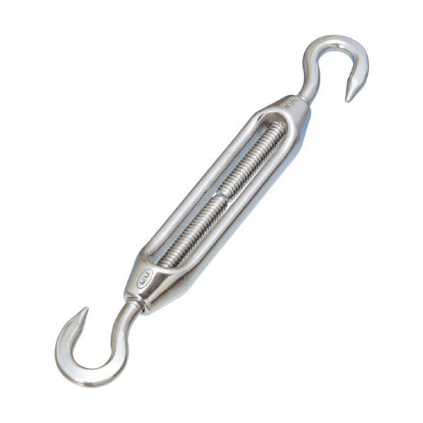 ステンレス 枠式ターンバックル(フック&フック)SUS316 捻子径2分5厘 A-2283 1点