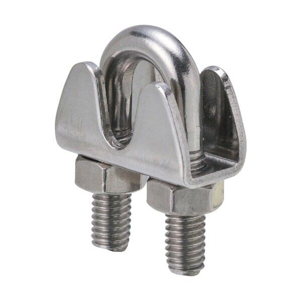 プレスワイヤークリップ 使用ロープ径3mm A-2349 1点