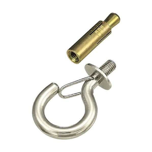 ボルトフック(カットアンカー付)(ブネジ) フックの長さ62mm A-2579 1点