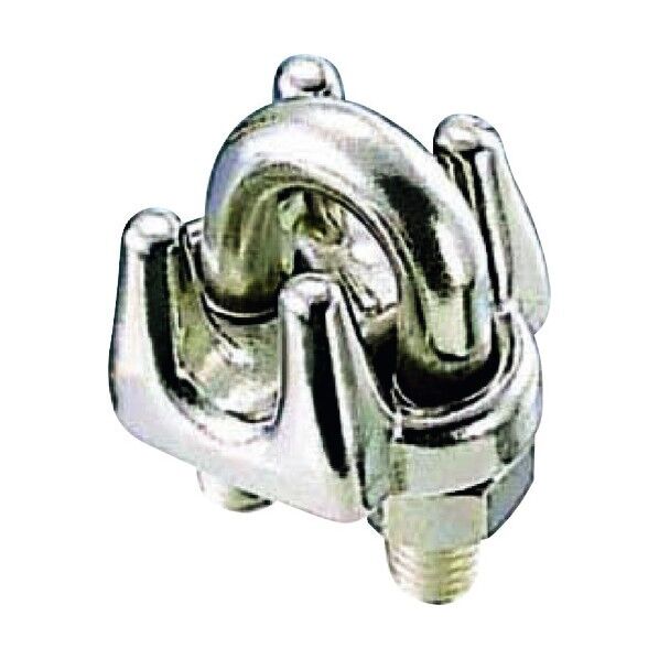 水本機械 ステンレス ワイヤークリップ 使用ロープ径16mm A-2477 1点...
