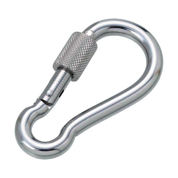 ステンレス 環付スナップフックNB型 線径5mm長さ53mm A-2794 1点