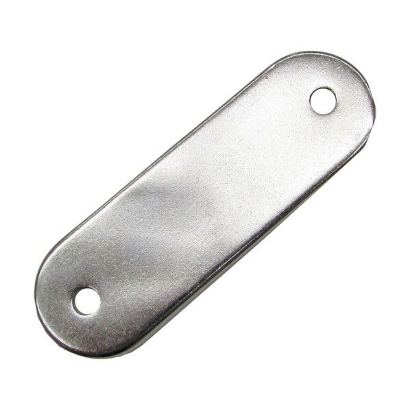 ステンレス パッドアイ用裏板(曲面用) 35mm×120mm A-2912 1点