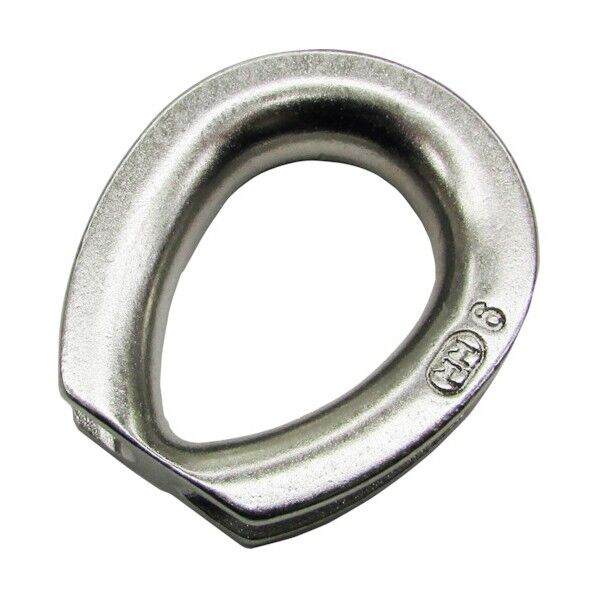 ステンレス シンブル 使用ロープ径20mm A-2947 1点