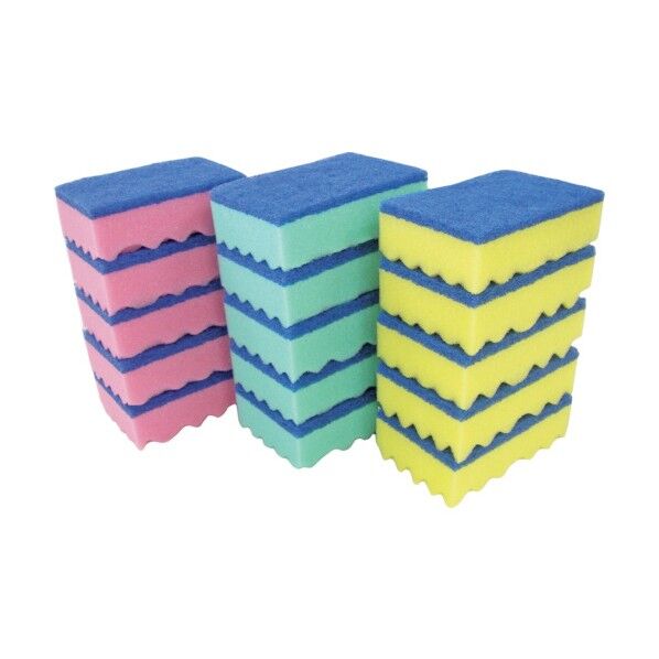 スポンジたわしハード 5P