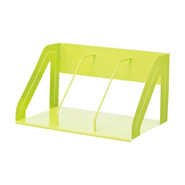 ブックスタンド390mm 黄緑 A-7345-6 1