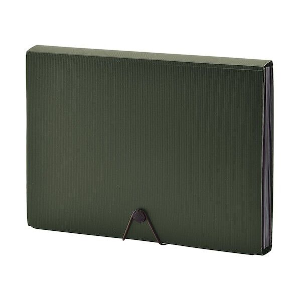 SMART FIT ドキュメントファイル オリーブ 330×33×245mm A7620-22 1点