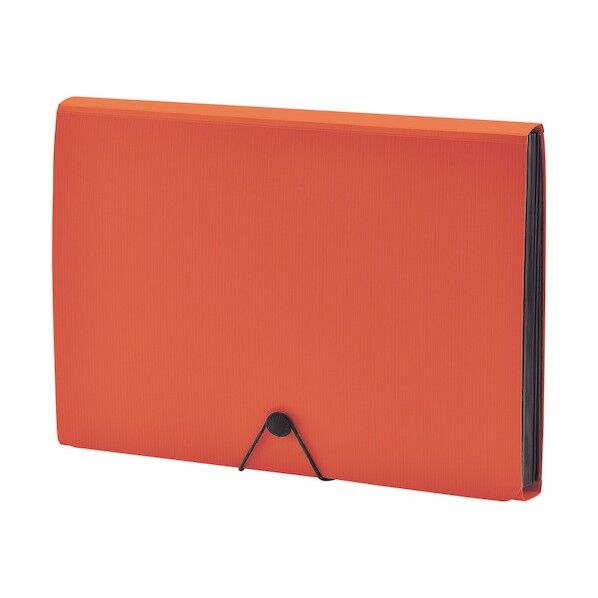 SMART FIT ドキュメントファイル オレンジ 330×33×245mm A7620-4 1点