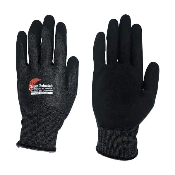 蓄熱冬用ソフキャッチ 天然ゴム背抜き手袋