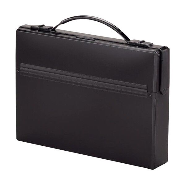 ダレスバッグ A4 黒 400×70×285mm A-660-24 1個