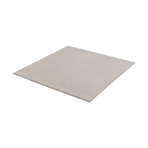 102115 ラ・クッションラグ シープ調ボア ベージュ ACRSB-1818-BE 1点