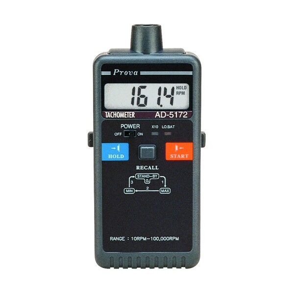 タコメータ 非接触 AD5172 一般 ISO 校正付 検査成績書+トレサビリティ体系図 AD5172-00A00 1点