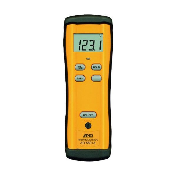 熱電対温度計 Kタイプ AD5601A 一般 ISO 校正付 検査成績書+トレサビリティ体系図 AD5601A-00A00 1点
