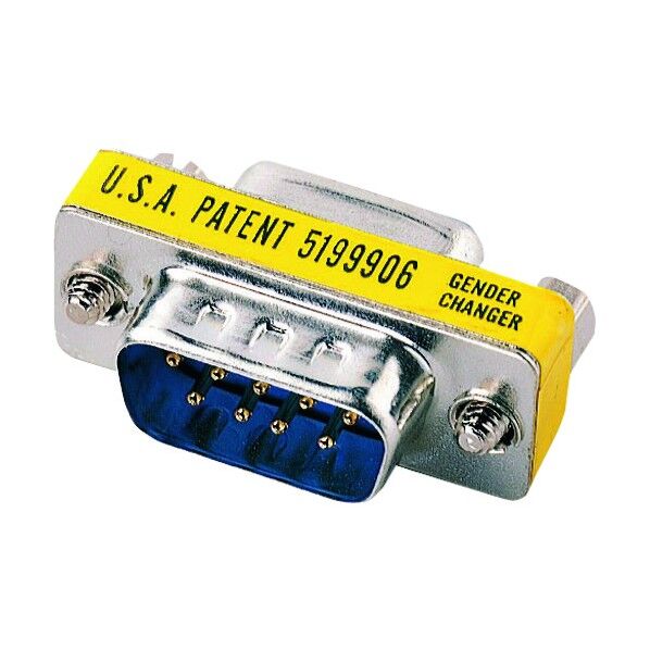 ジェンダーチェンジャー D-sub9pinコネクタオスメス AD9S-MFK 1点