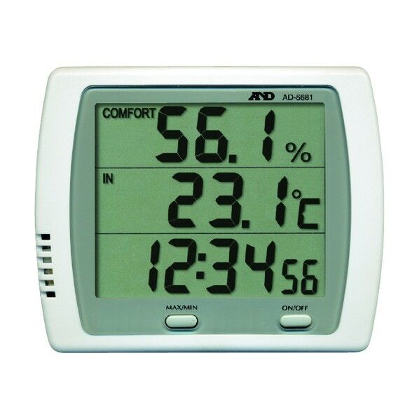 温湿度計 AD5681 一般 ISO 校正付 検査成績書+トレサビリティ体系図 AD5681-00A00 1点