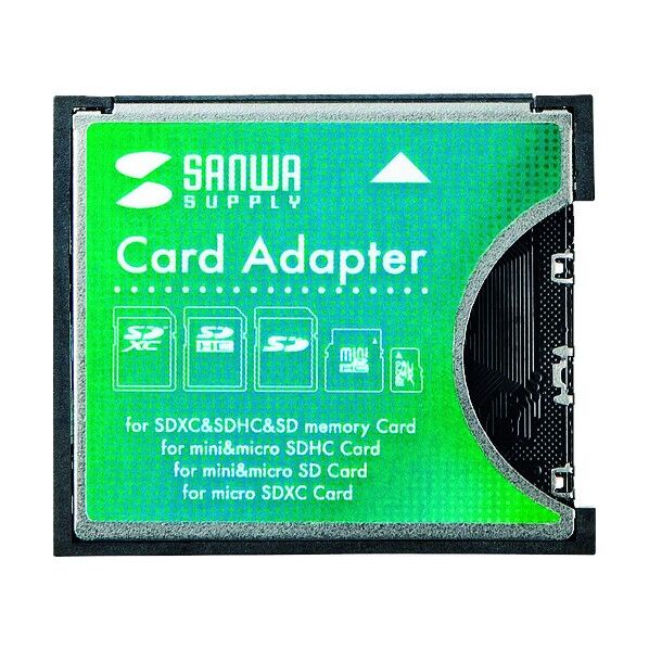 SDXC用CF変換アダプタ ADR-SDCF1
