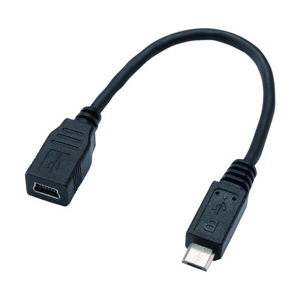 マイクロUSB変換アダプタ MicroBオス-ミニBメス