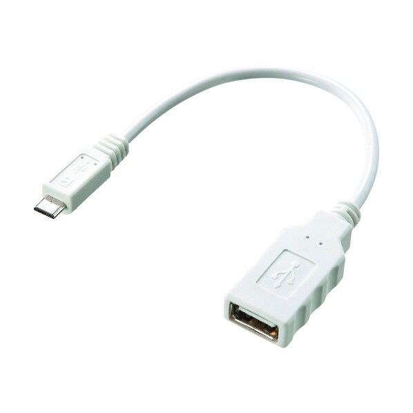 USBホスト変換アダプタケーブル MicroBオス-Aメス AD-USB18W