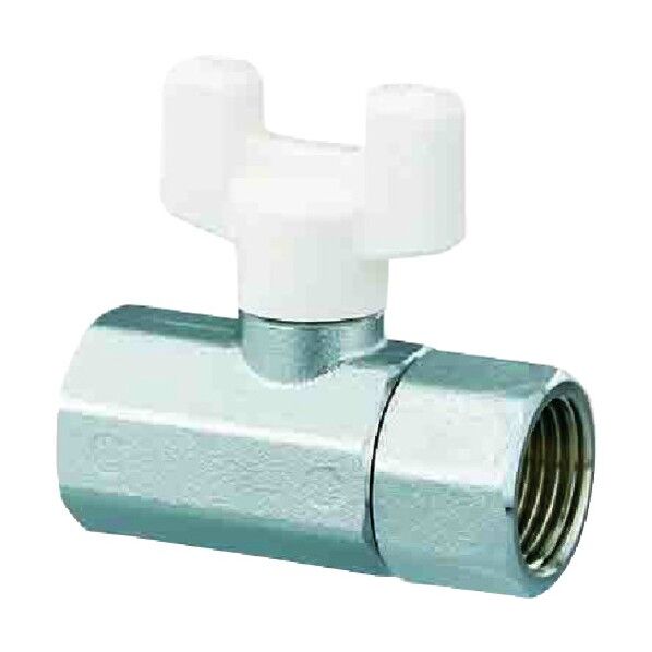 ボールバルブ AE5型 (黄銅) Rcねじ×Rcねじ メッキ付