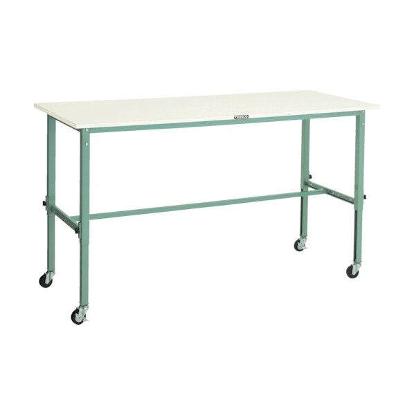 AEM型軽量高さ調節式作業台(Φ75mmキャスター付)