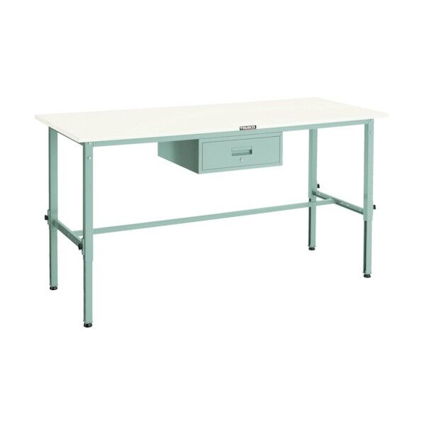 AEM型高さ調整作業台 1800X600 1段引出付 W色 AEM-1860F1 W 1個