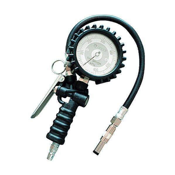 エアーチャックタイヤゲージ(測定・増圧・減圧用)