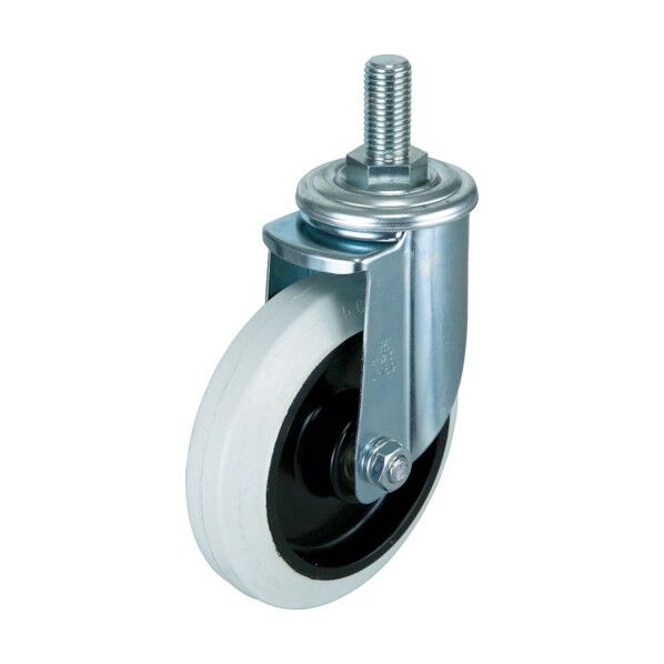 ねじ込み式キャスター エアーキャスター (ナイロンホイールゴム車) 自在