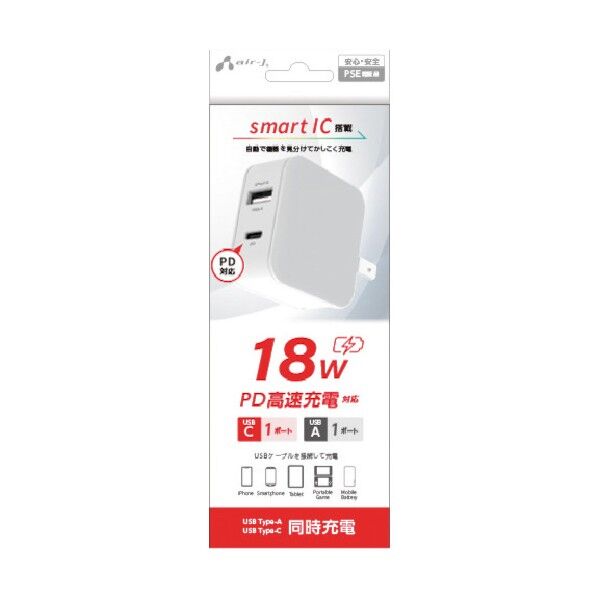 PD18W ACアダプター AKJ-18WPD2WH 1点