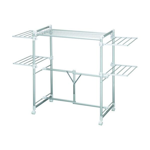 IRIS アルミ軽量物干し ロータイプ