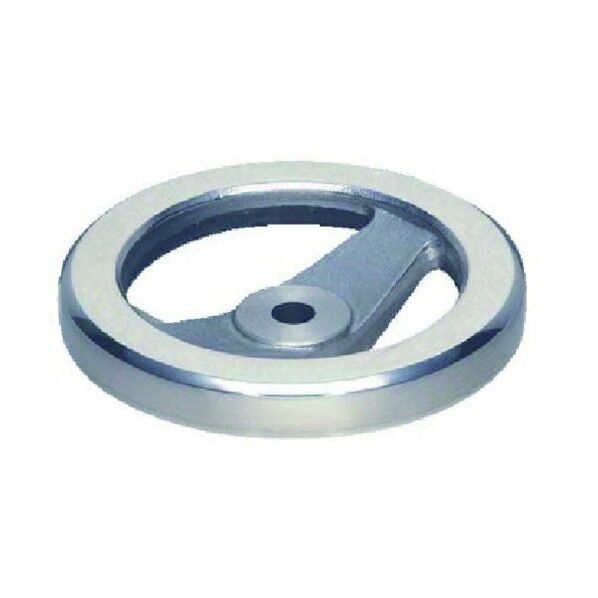 ハンドル アルミ2スポークハンドル車 加工付 ハンドル径125mm AL2SP125N-M 1点