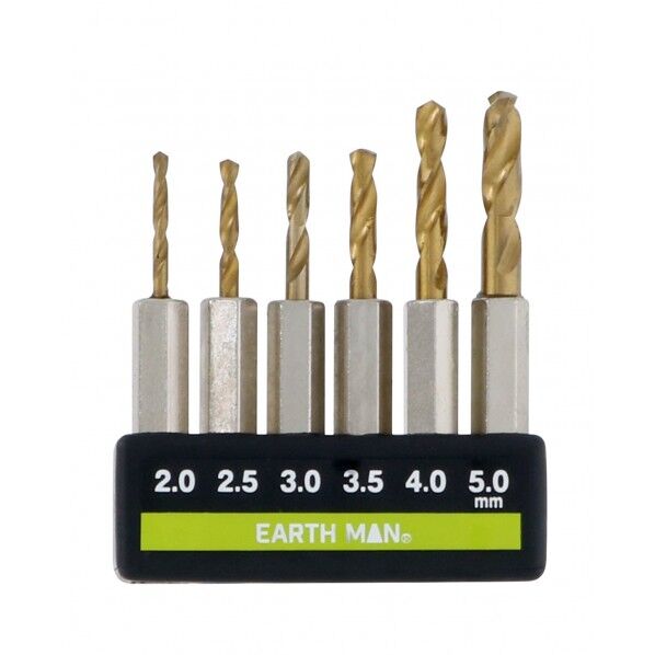 ショート鉄工ドリル 35780 6本組