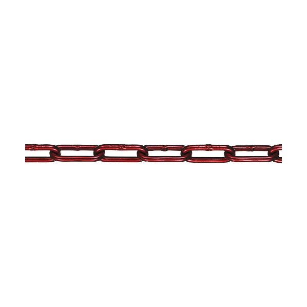 アルミカラーチェーン レッド AL-3R 長さ・リンク数指定カット 4.1~5m AL-3-5C-R 1点