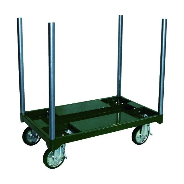 TRUSCO 長尺用台車 1207X767XH1220 単管4本付