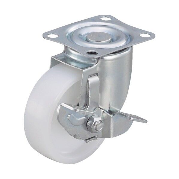 エアーキャスター(自在車ストッパー付) 65mm ナイロン車 ALG-65NDS 1点