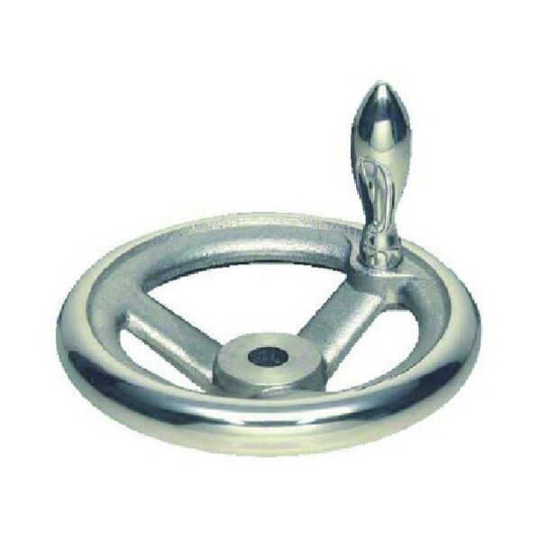 ハンドル アルミ朝顔型ハンドル車 加工付 ハンドル径180mm ALV180-M 1点