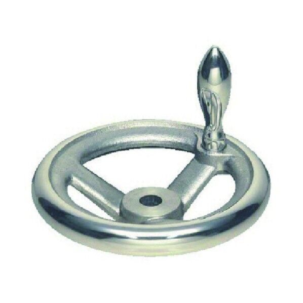 ハンドル アルミ朝顔型ハンドル車 加工付 ハンドル径200mm ALV200-M 1点