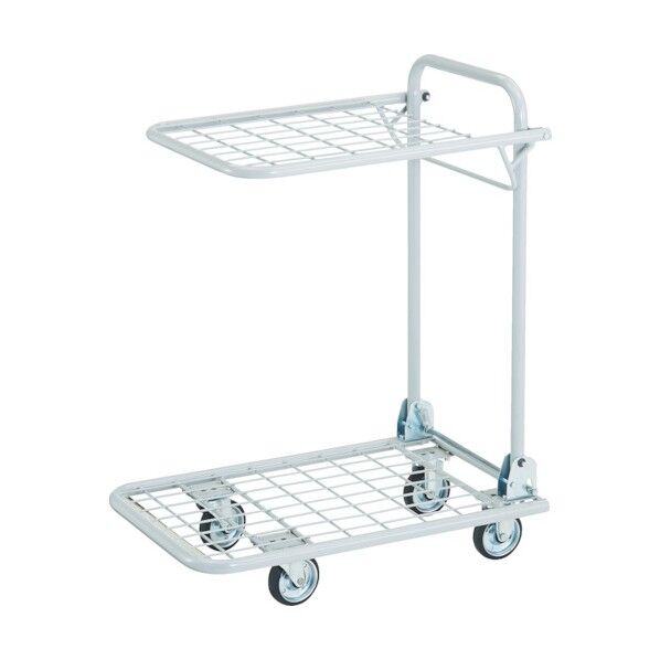 軽量メッシュ台車アミー回転式２段型