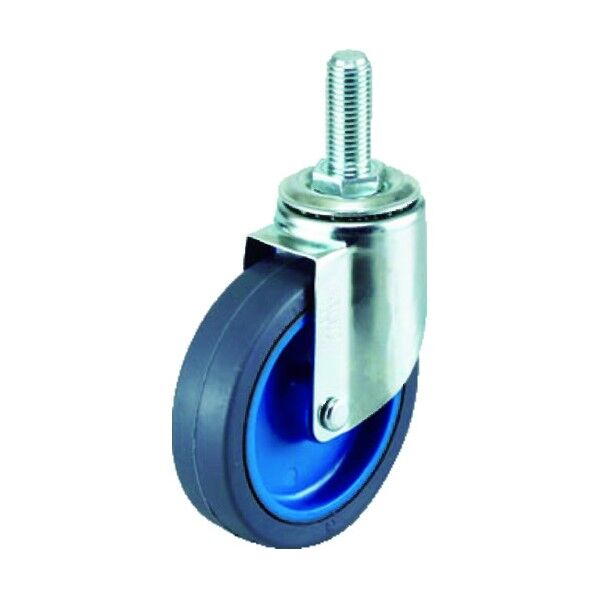 ねじ込み式キャスター エアーキャスター (ナイロンホイールゴム車) 自在