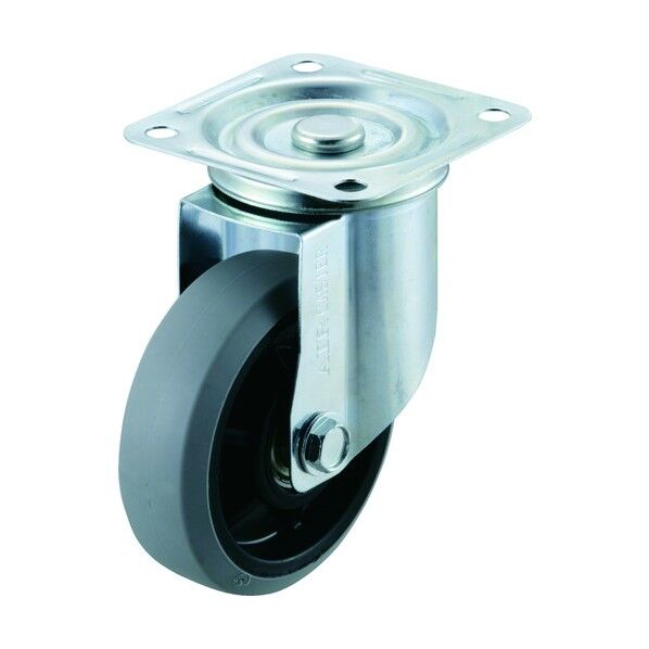 プレート式キャスター エアーキャスター (ナイロンホイールウレタン車) 自在