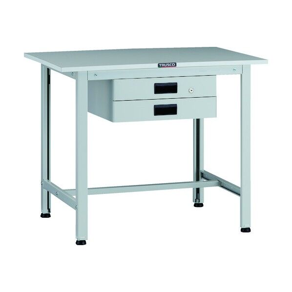 AOR型軽量作業台(薄型2段引出し付)