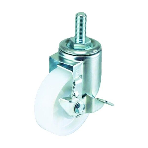 ねじ込み式キャスター エアーキャスター (ナイロン車) 自在ストッパー付
