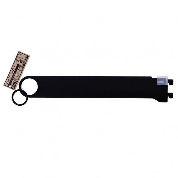 ピラシェル棚柱用 パイプハンガー 黒 長さ:300mm WPS012 1個