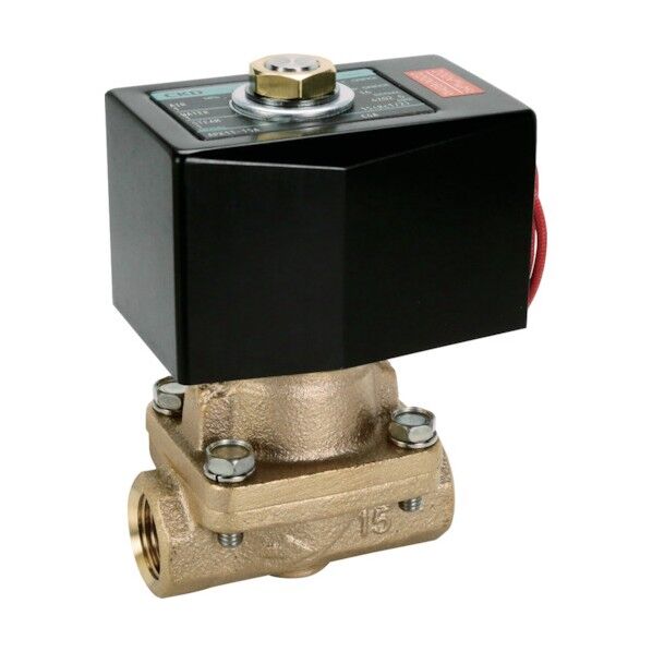 パイロットキック式2ポート電磁弁 APK11シリーズ リード線(耐熱クラス180)