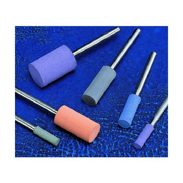 軸付ゴム砥石#220 Φ6×17 Φ3.0軸 AR422 5本