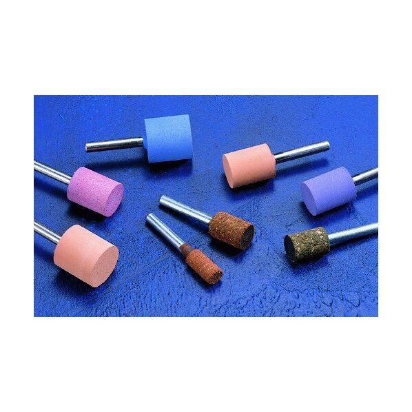 軸付ゴム砥石 #120 Φ20×25 Φ6軸 AR602 5本