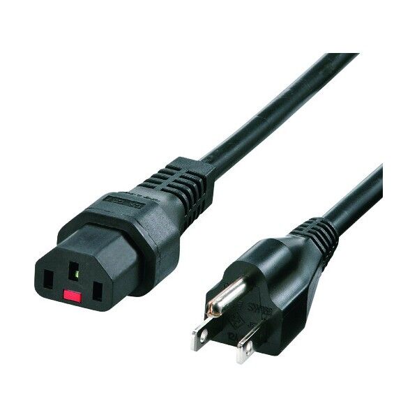 抜け防止ロック電源コード 3m APW12-515C13LK03 1点