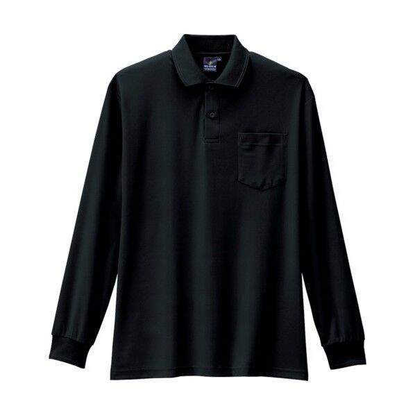 制電・防透・消臭 長袖ポロシャツ